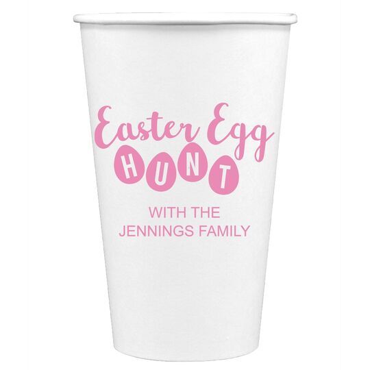 Easter Egg Hunt Paper Coffee Cups